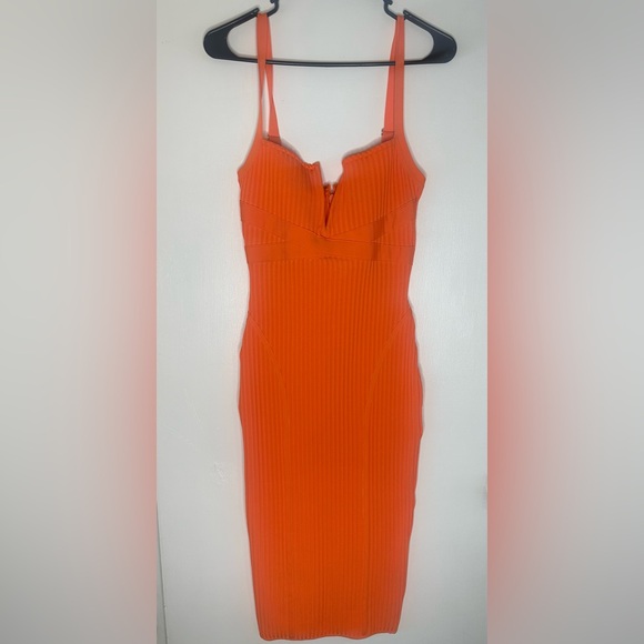 Misty Bandage Midi Dress - Orange 
Fashion Nova - Picture 6 of 10